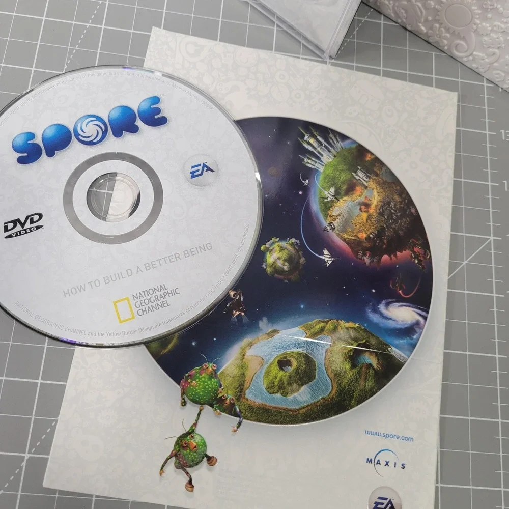 Spore‎ Galactic Edition PC Mac DVD-ROM Complete Box Set EA Maxis Nat Geo DVD