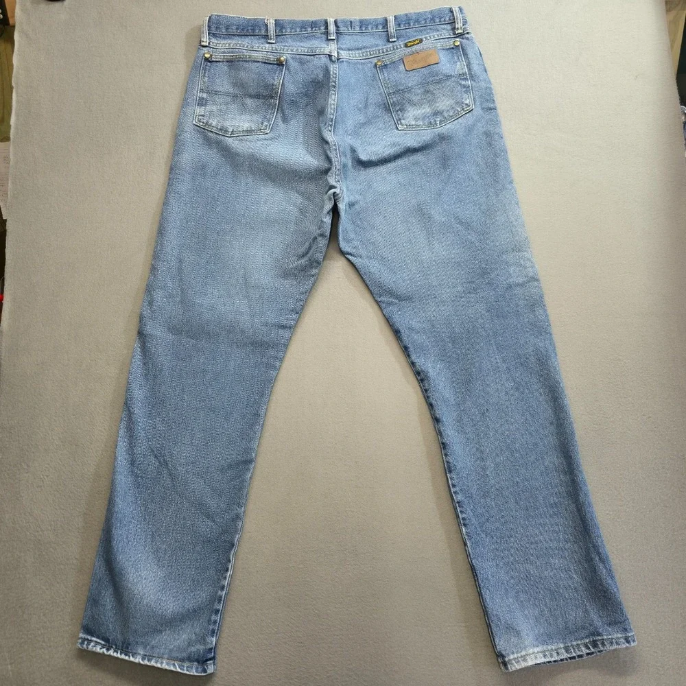 Wrangler George Strait Cowboy Cut 13MGSHD Denim Blue Jeans Size 40x34(38X33.5)‎