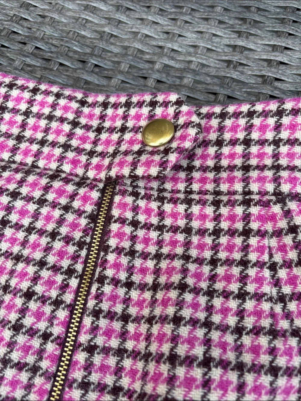 J. Crew chic houndstooth