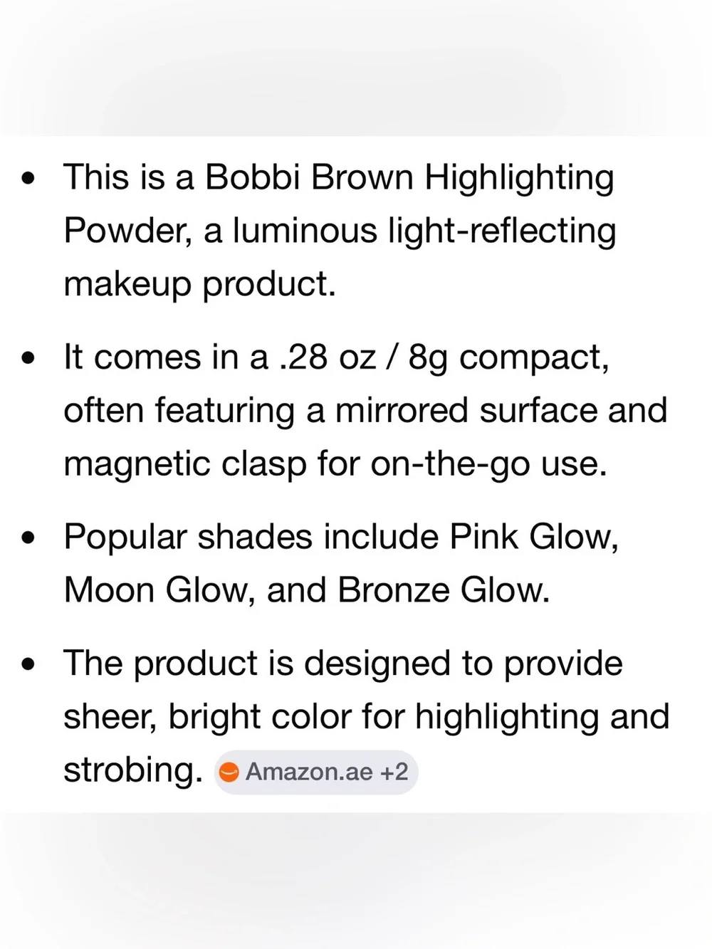 Bobbi Brown luminous finishing