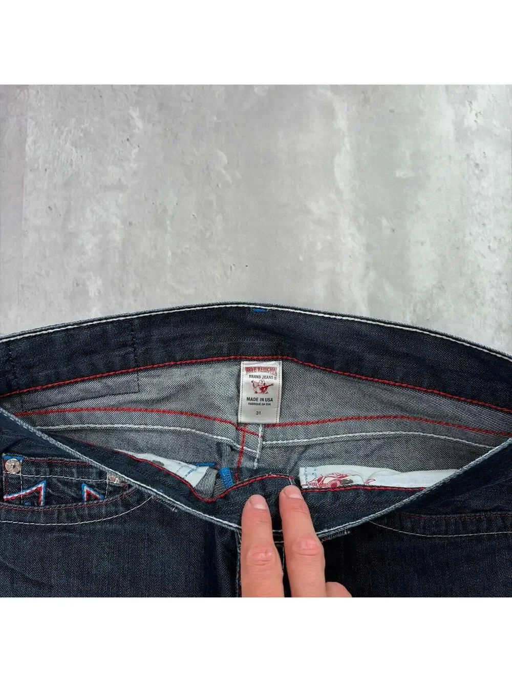 True Religion measurements view