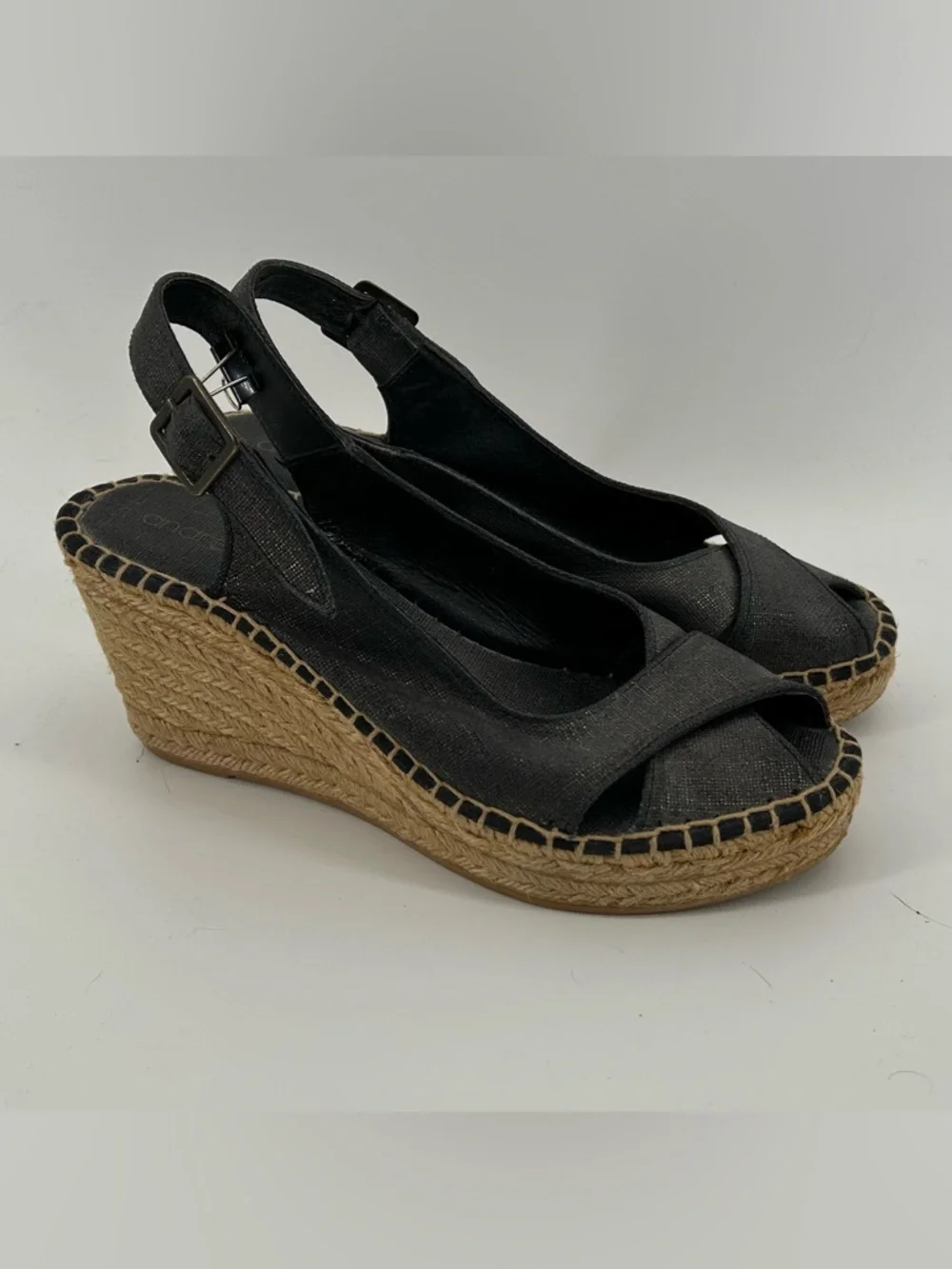 Andre Assous  Espadrille Slingback Wedge Sandals