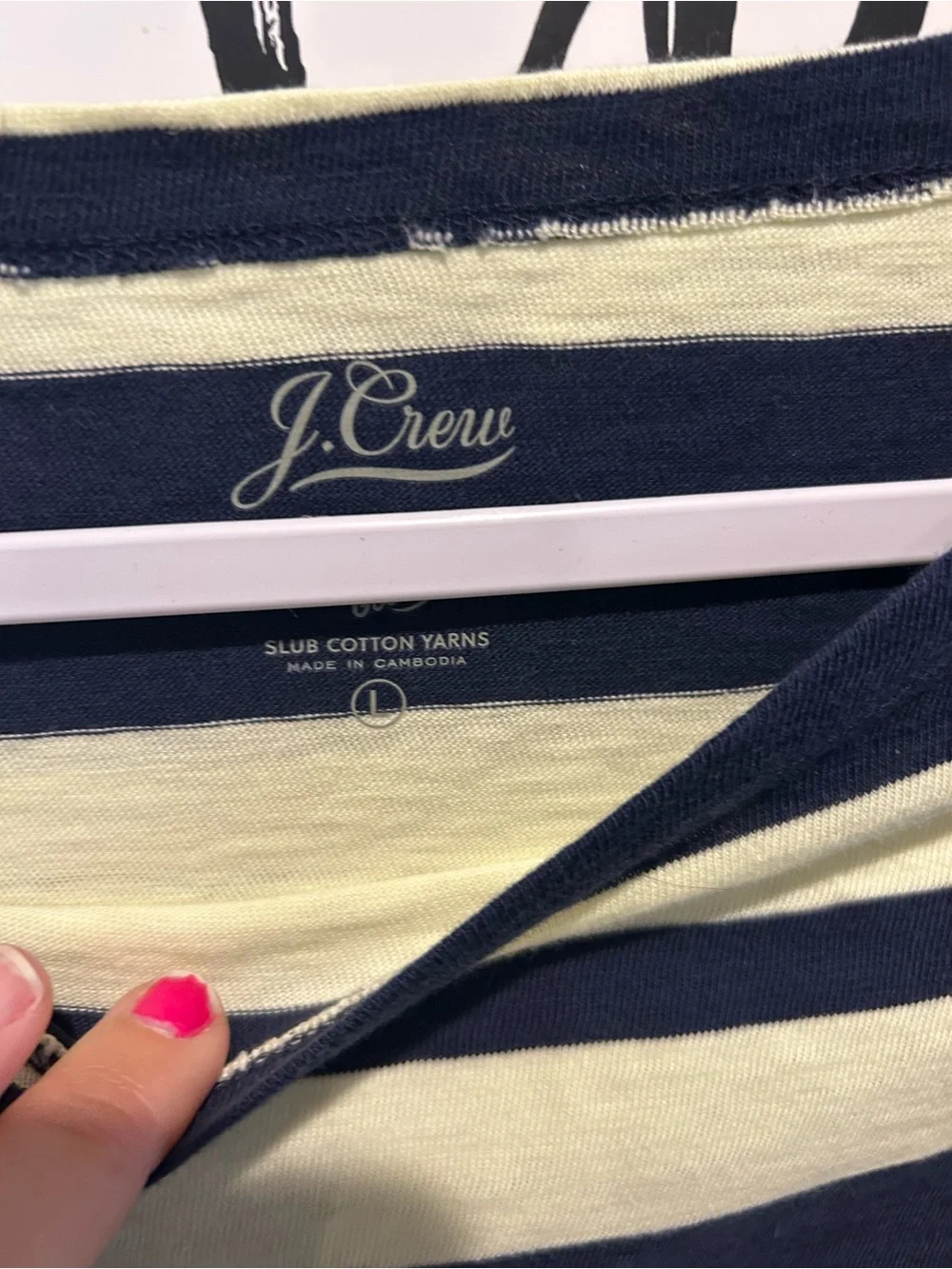 J. Crew crew navy