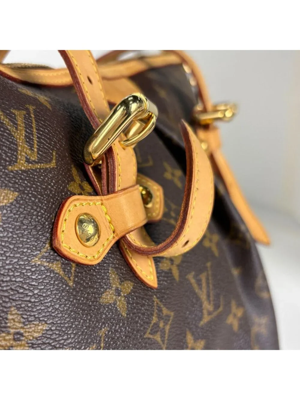 Louis Vuitton Palermo GM Handbag 2-Way Shoulder Tote Monogram Brown