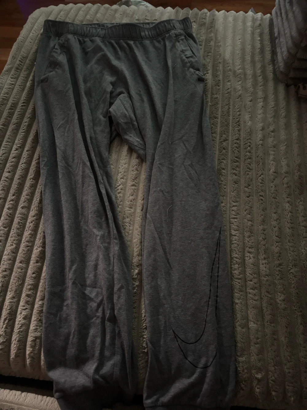 Nike Charcoal Grey Dri-FIT Joggers with Swoosh
