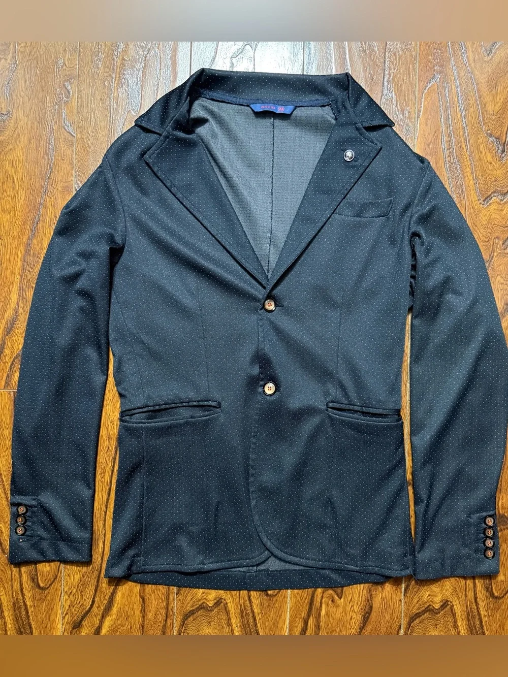 Men's Navy Tailored Blazer - Classic Single-Breasted Style