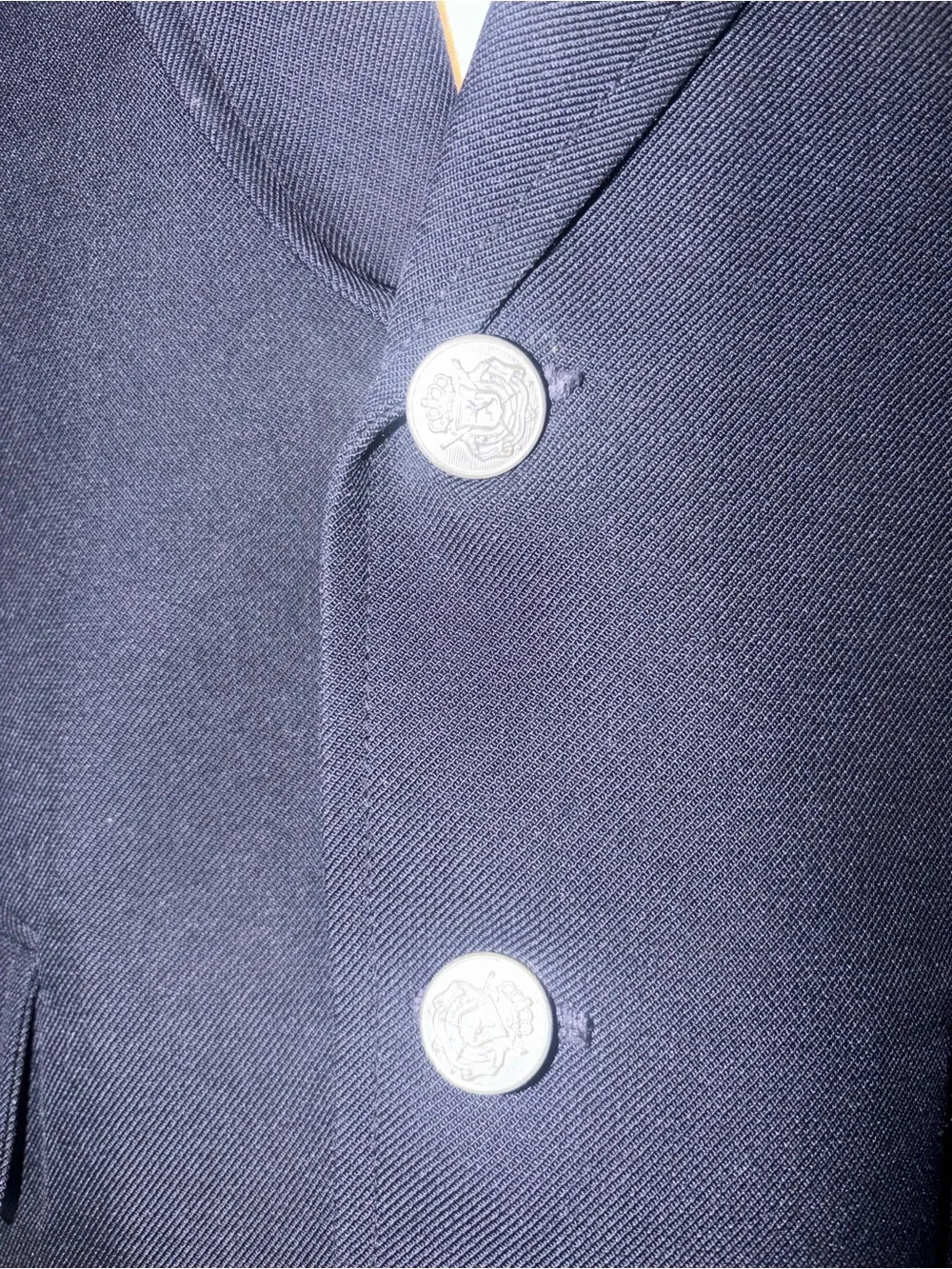 None tailored navy