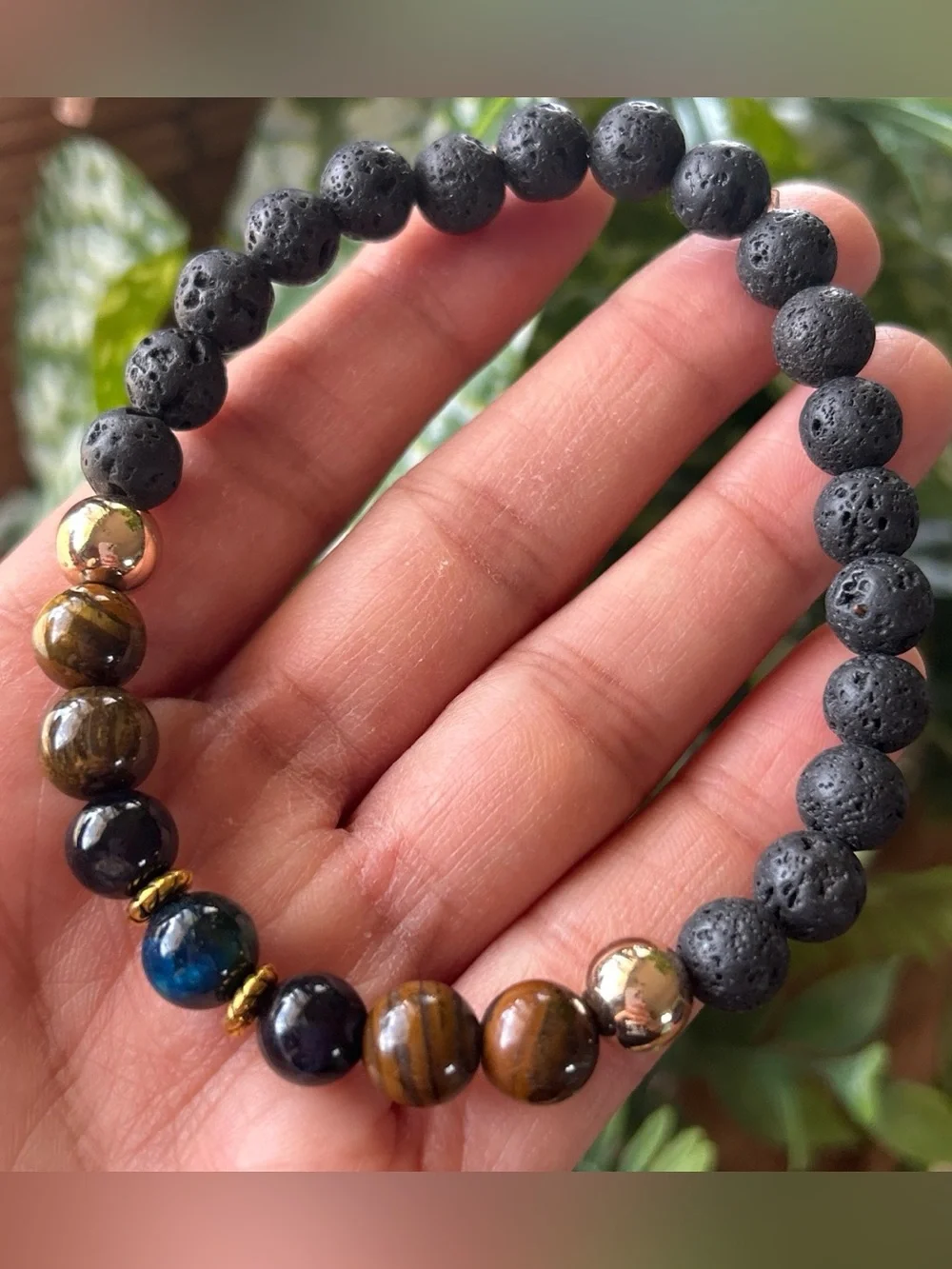 Handmade lava stone