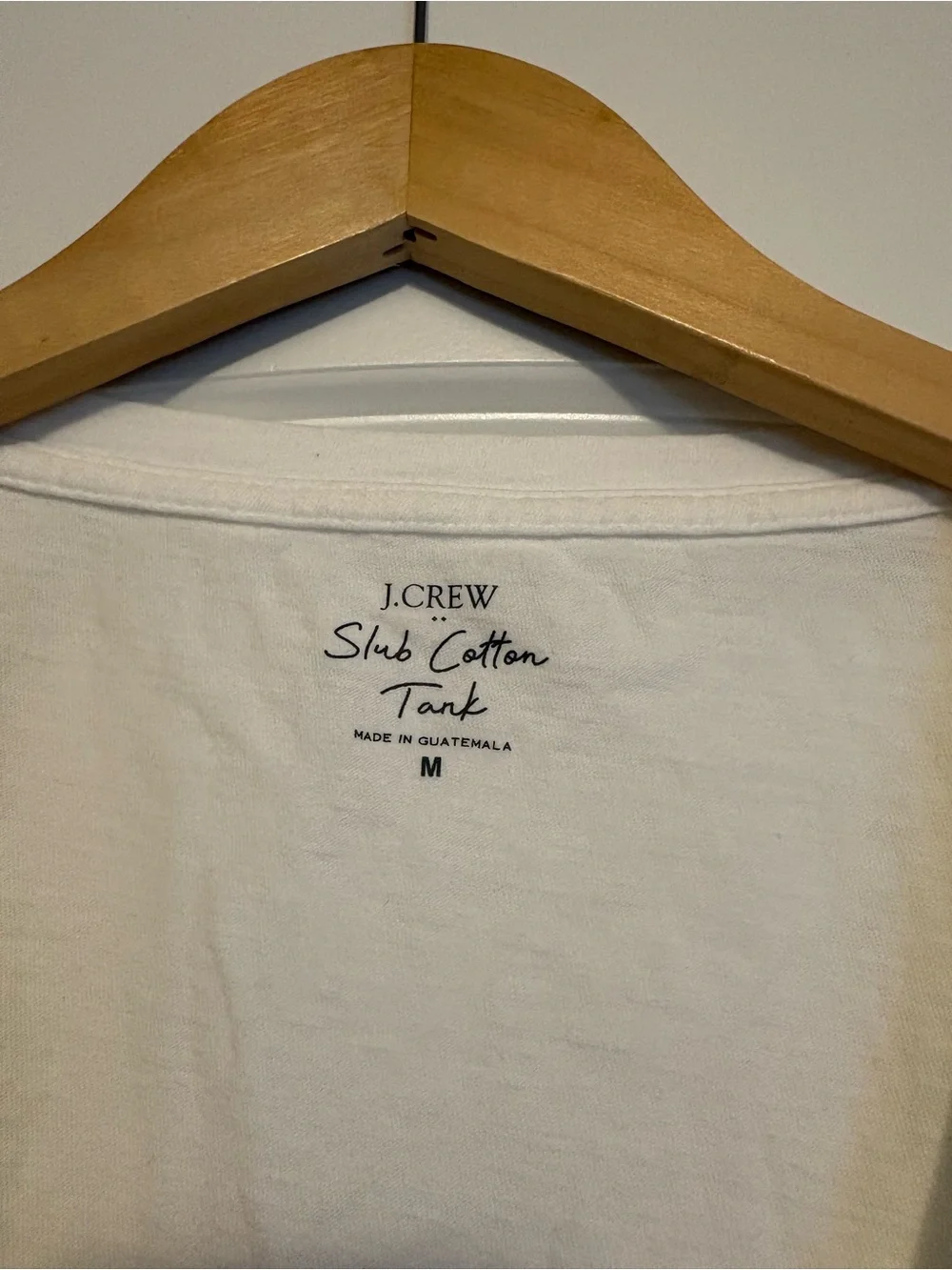 J. Crew white neck