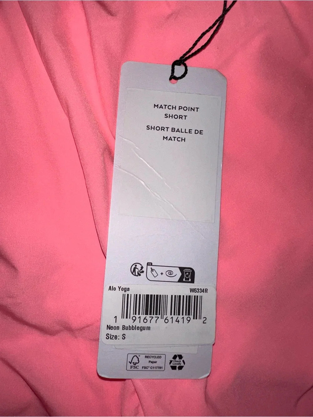 ALO Yoga vibrant neon
