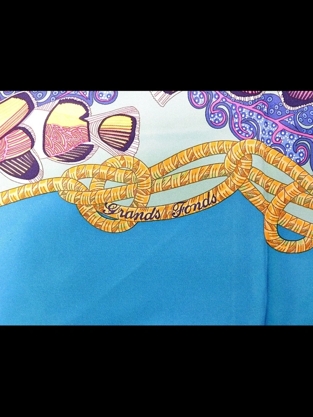 Hermes silk scarf