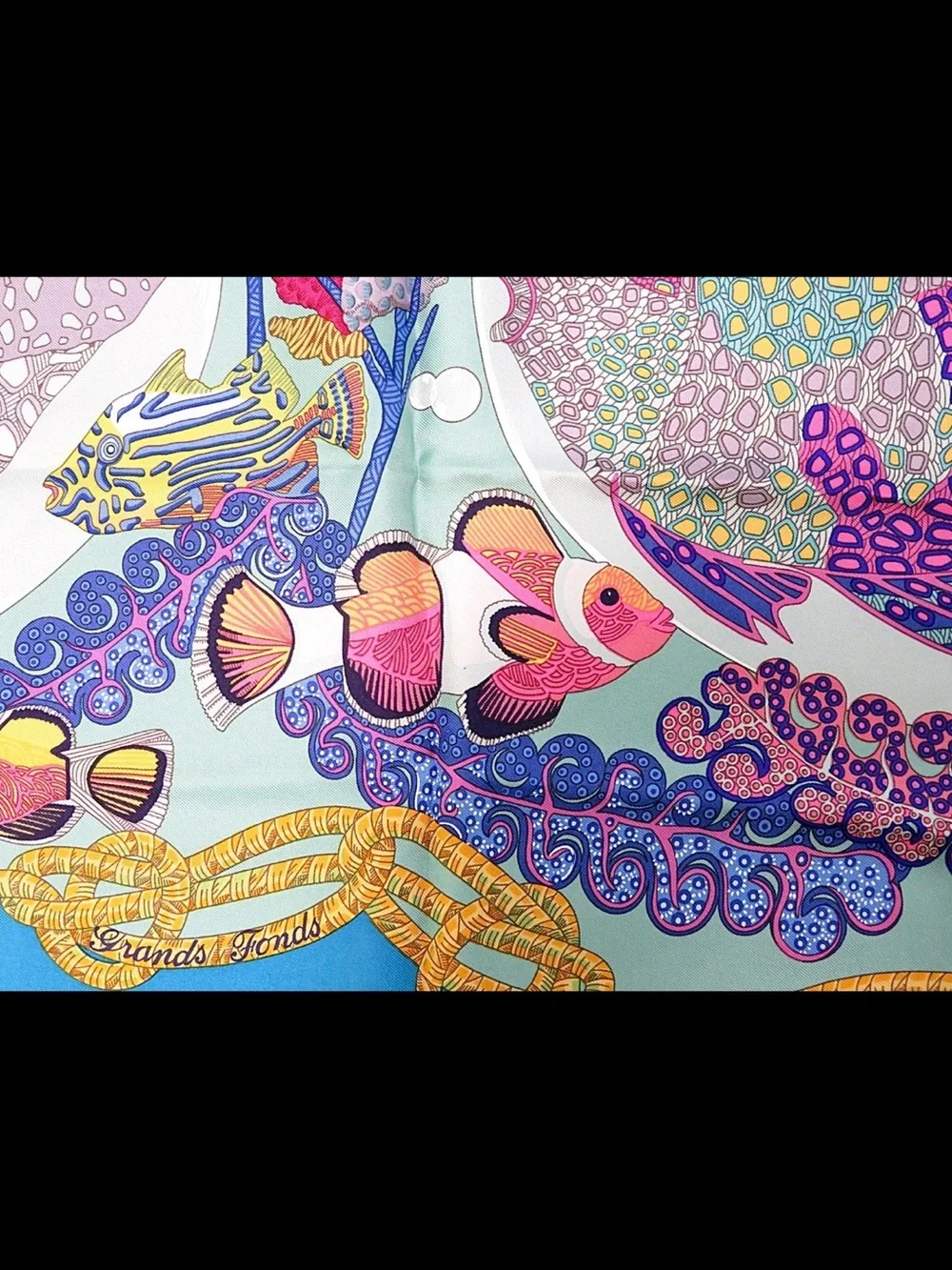 Hermes silk scarf