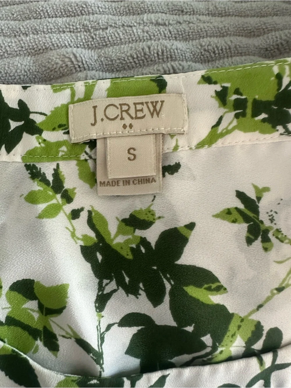 J. Crew sleeveless blouse