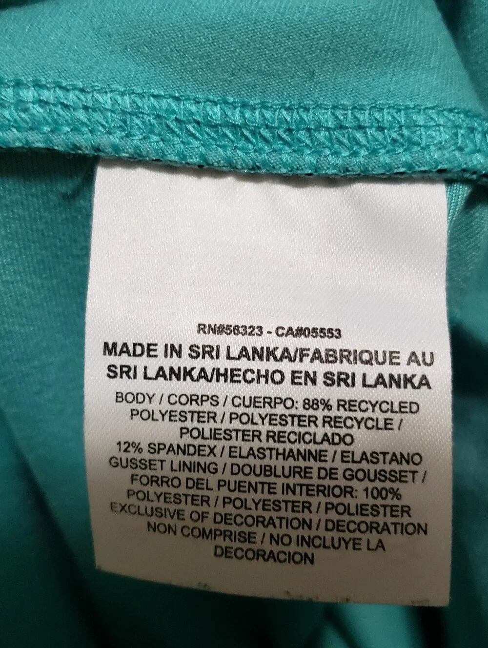 NIKE Dri-Fit Recycled Fabric Capri Leggings Med Sustainable Activewear