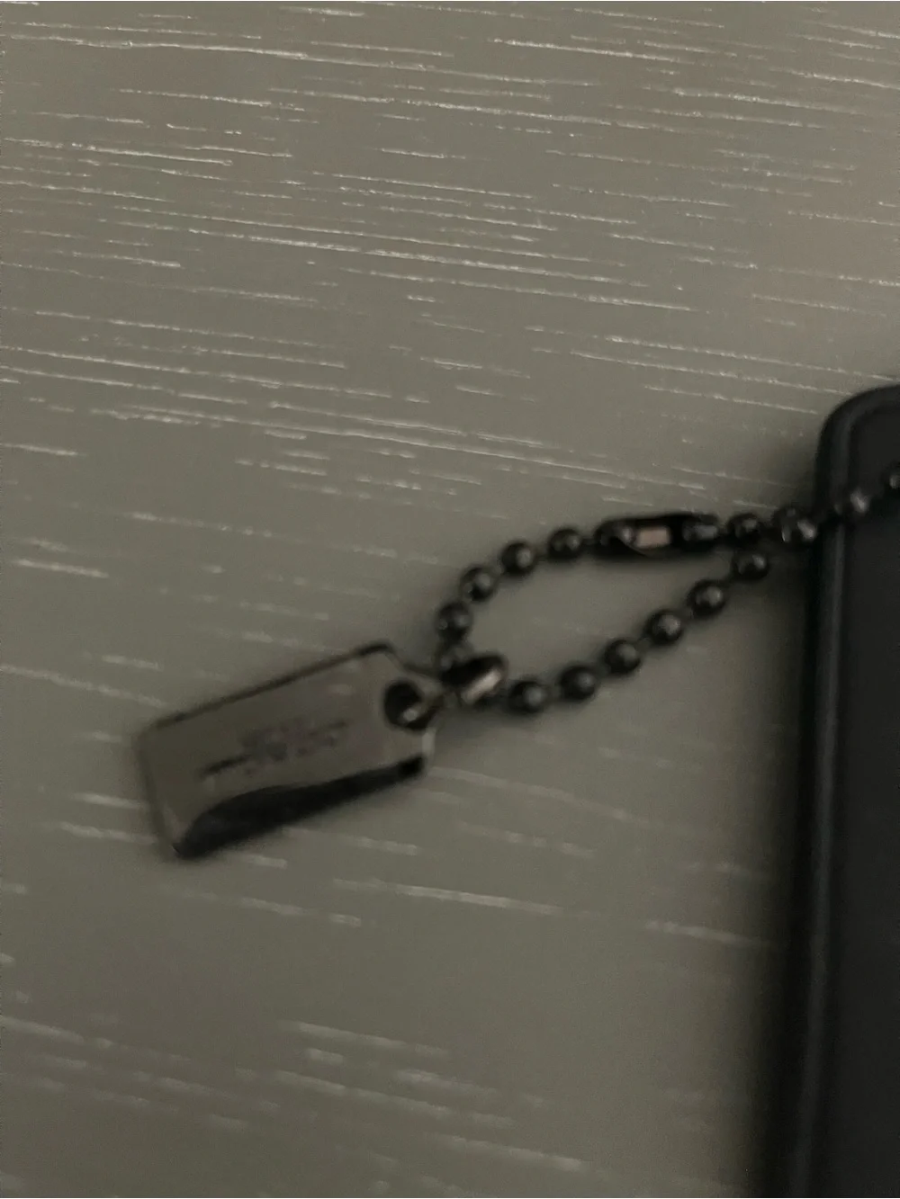 Coach rexy hangtag