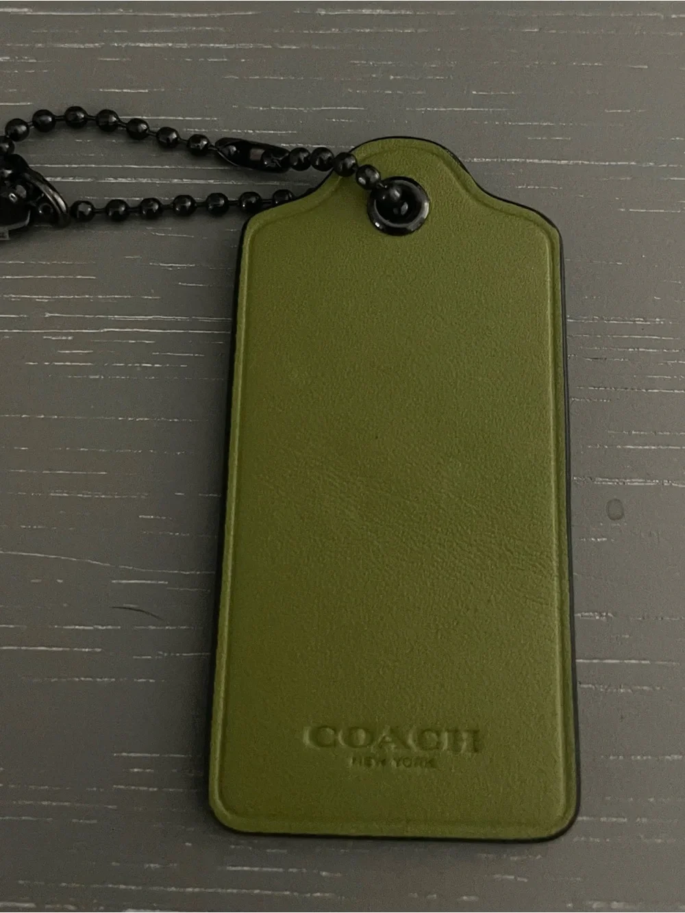 Coach rexy hangtag