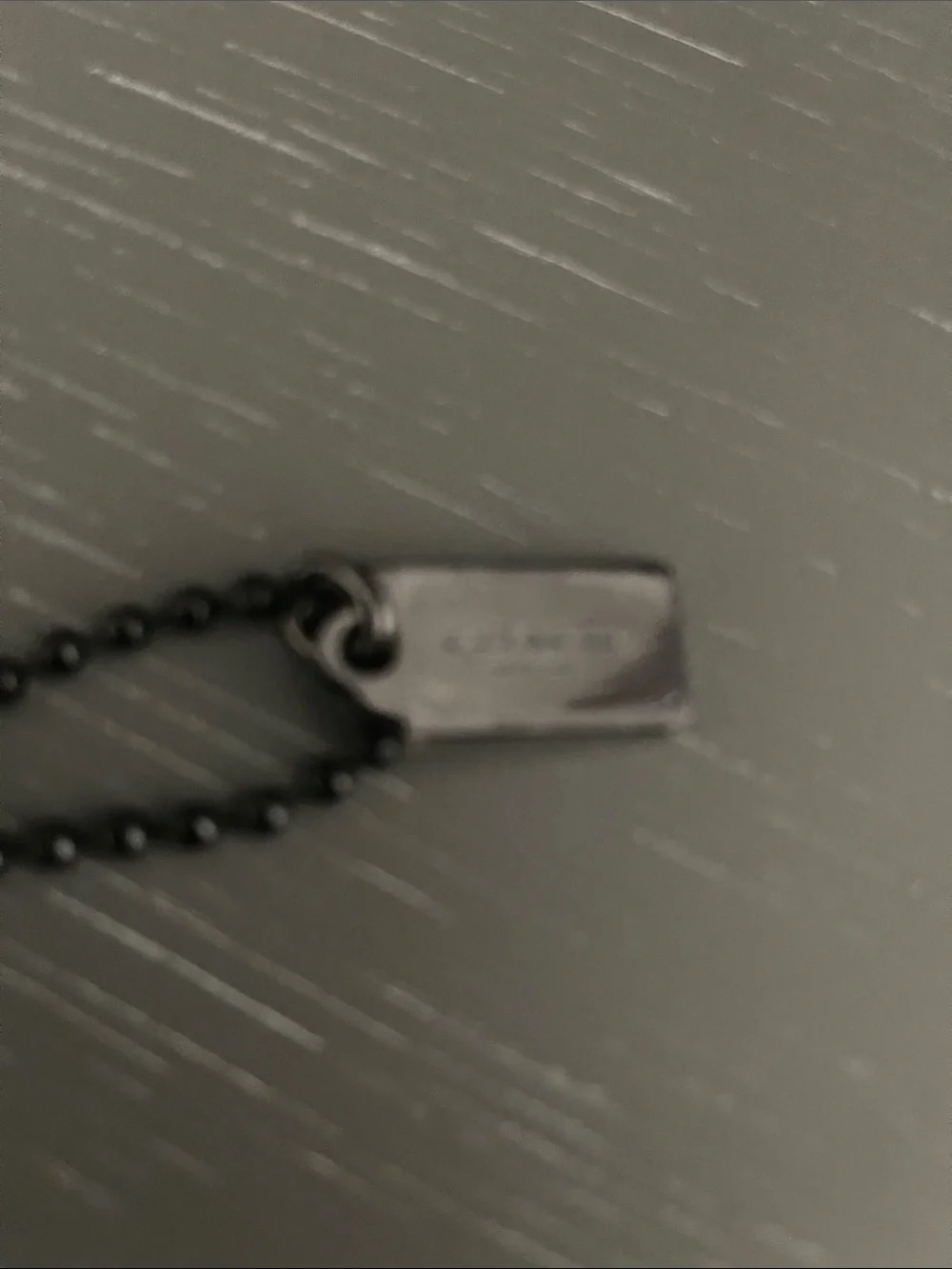 Coach rexy hangtag