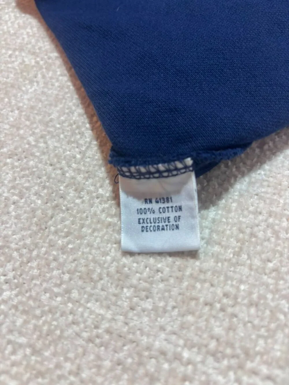 Polo Ralph Lauren Men's Navy Blue Polo Shirt Size M Orange Pony Cotton
