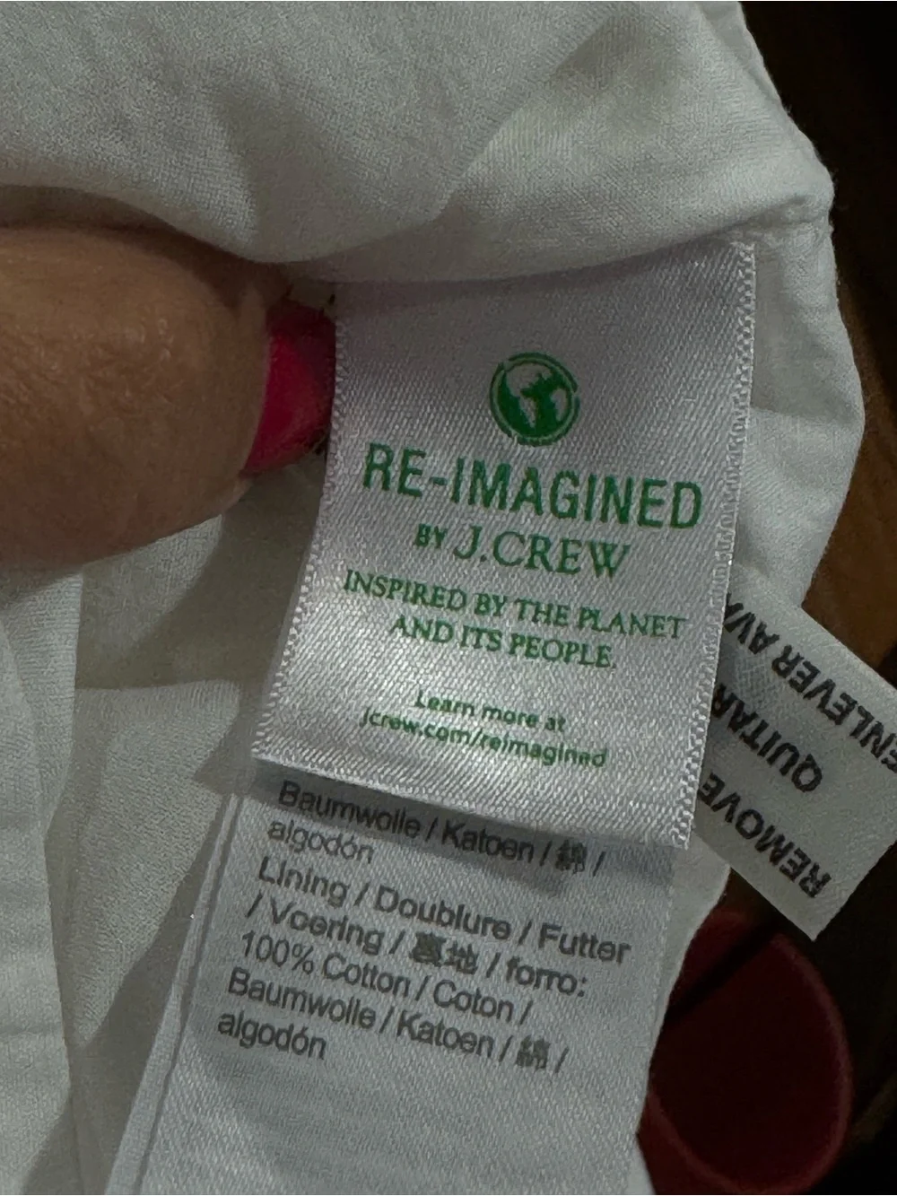 J. Crew lightweight white