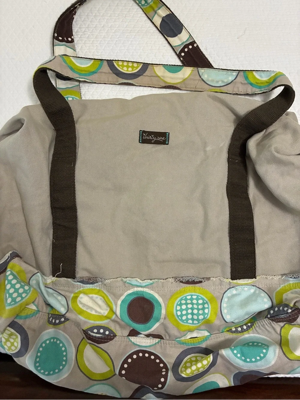 Thirty-One Large Weekender Tote Bag