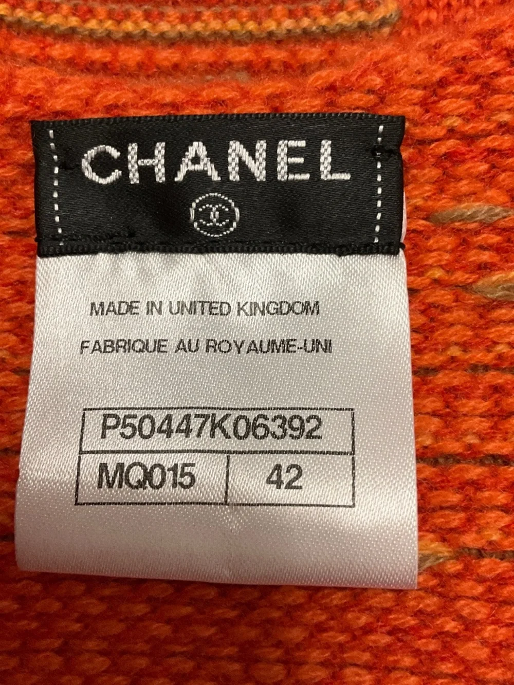 CHANEL rare orange