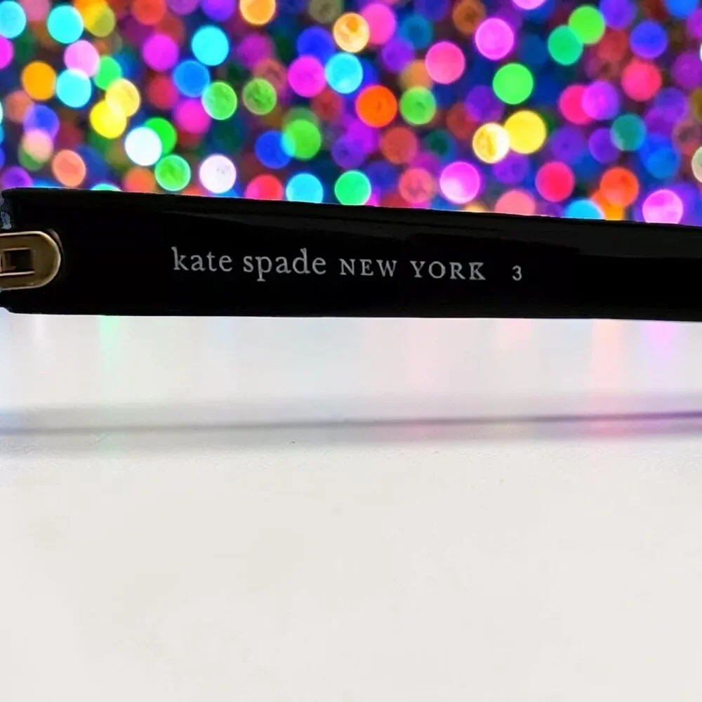 Kate Spade Women's Samantha/S 8079O Black Cat Eye Sunglasses NEW IN BAG  54mm