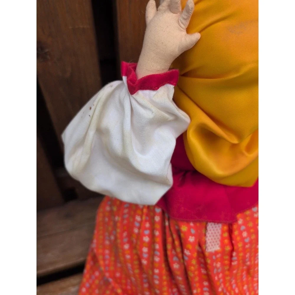 Vintage Russian Cloth Tea Cozy Warmer Lady Doll 19
