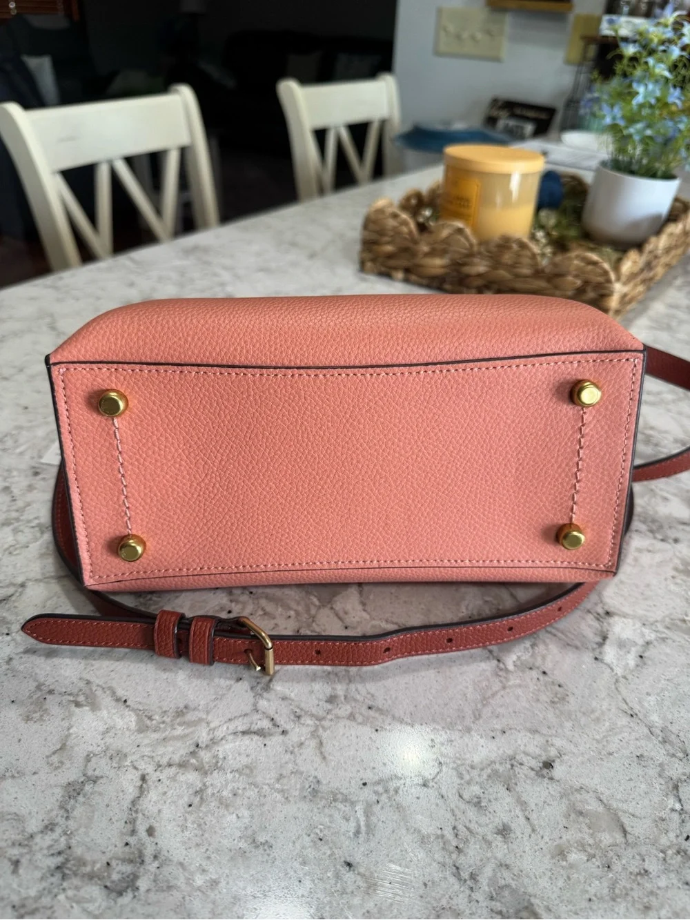 Coach pebbled leather