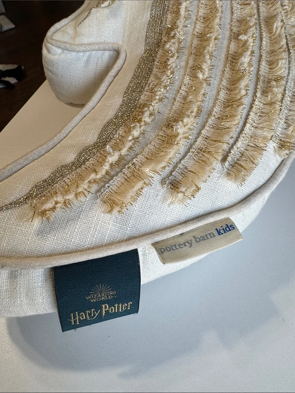 Pottery Barn Kids cream wing