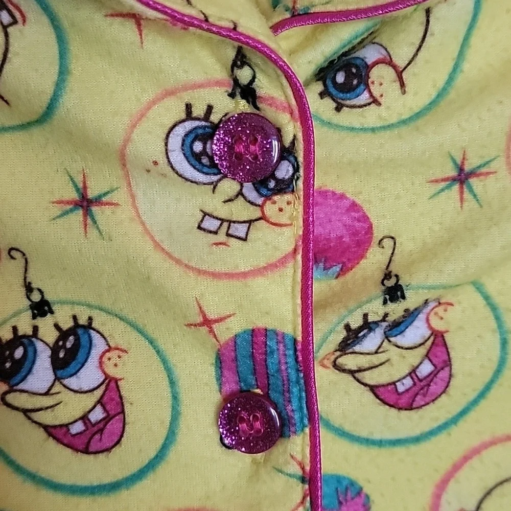 Nickelodeon SpongeBob SquarePants girls,  2 piece pajama set, (10-12).