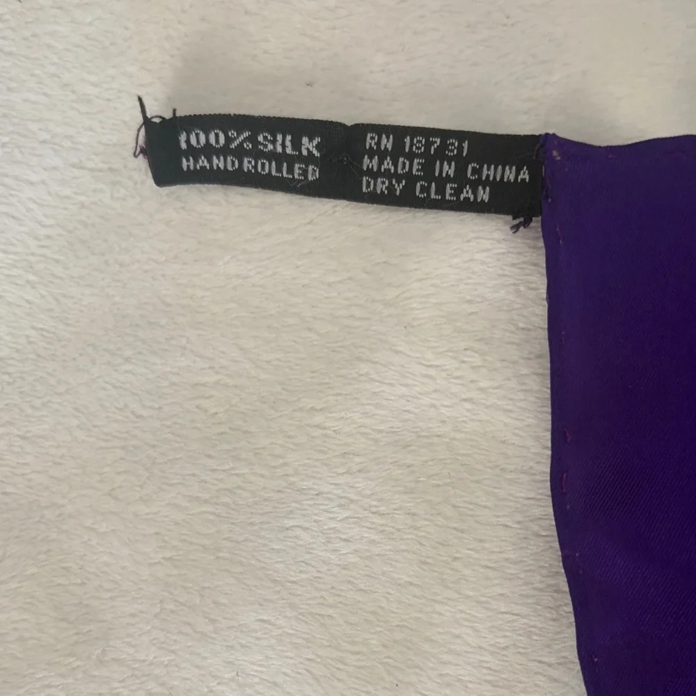 None 100% silk