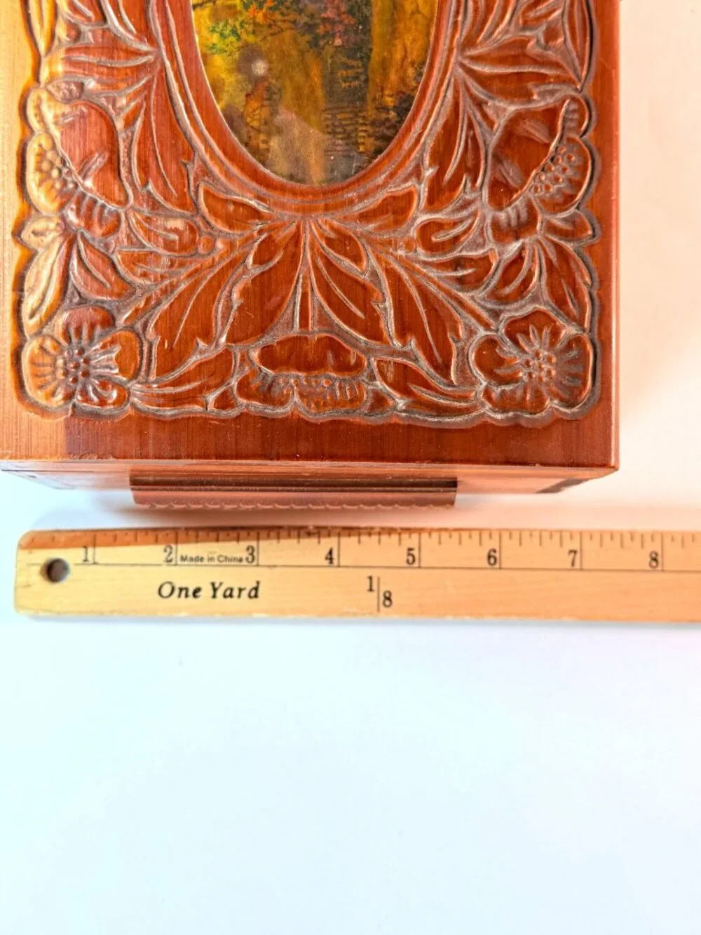 Unbranded carved box