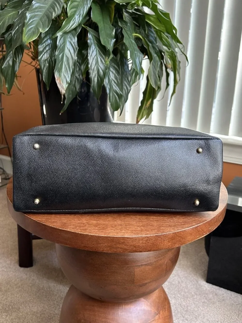 Versace starburst leather