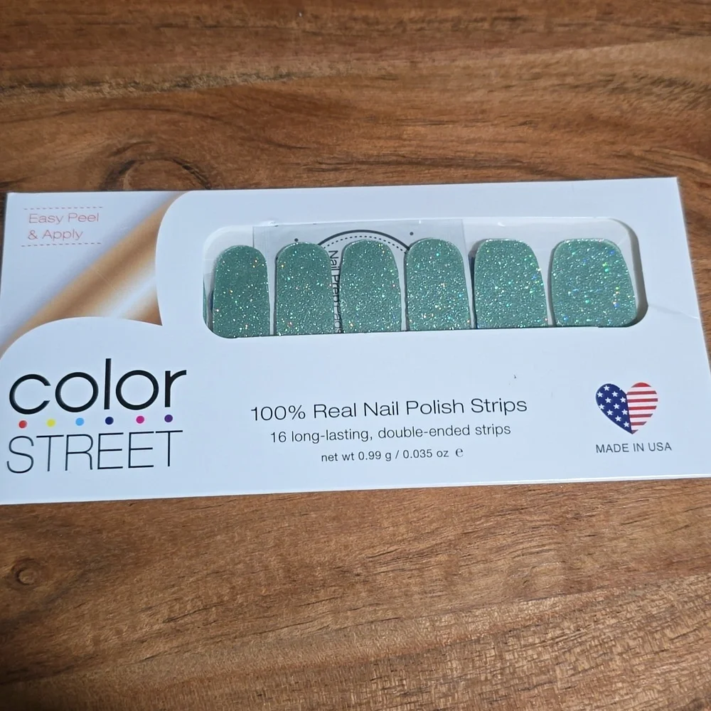 Color Street MINT TO BE Press On Nails 100% Real Polish