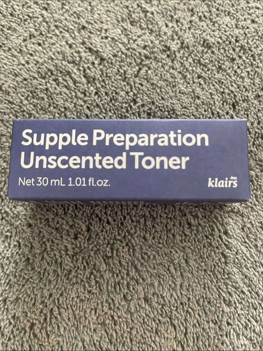 Klairs Supple Preparation Unscented Toner - Navy Blue Box
