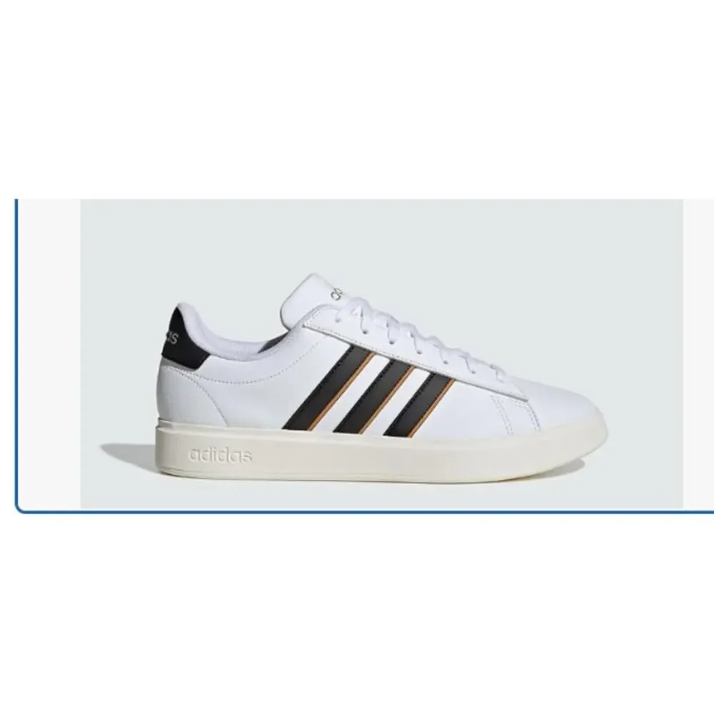 Adidas  Court Sneaker Adidas Grand Court 2.0 Men White Orange 11.5 NWT