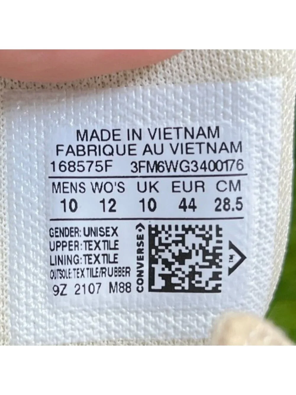 Converse please review