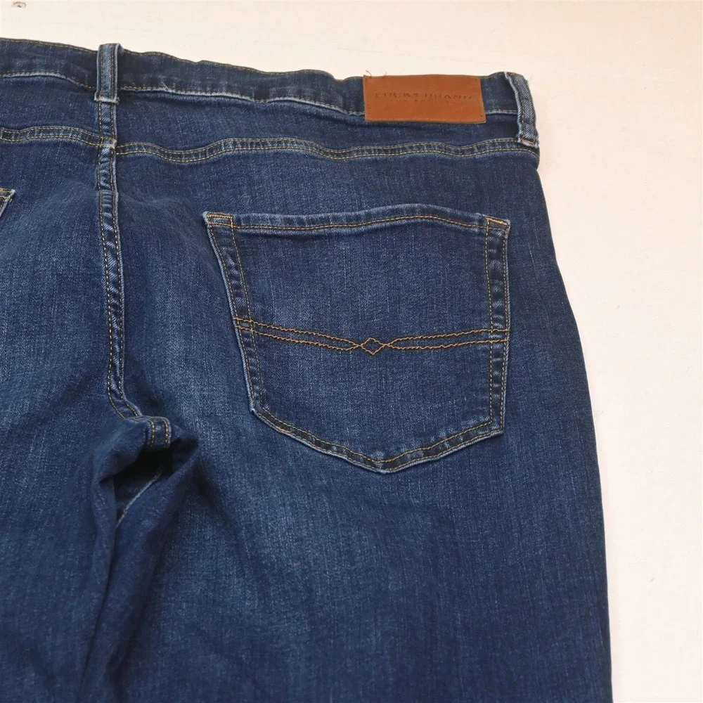 Lucky Brand‎ 38x34 Dark Stretch Denim 410 Athletic Straight Mens Jeans