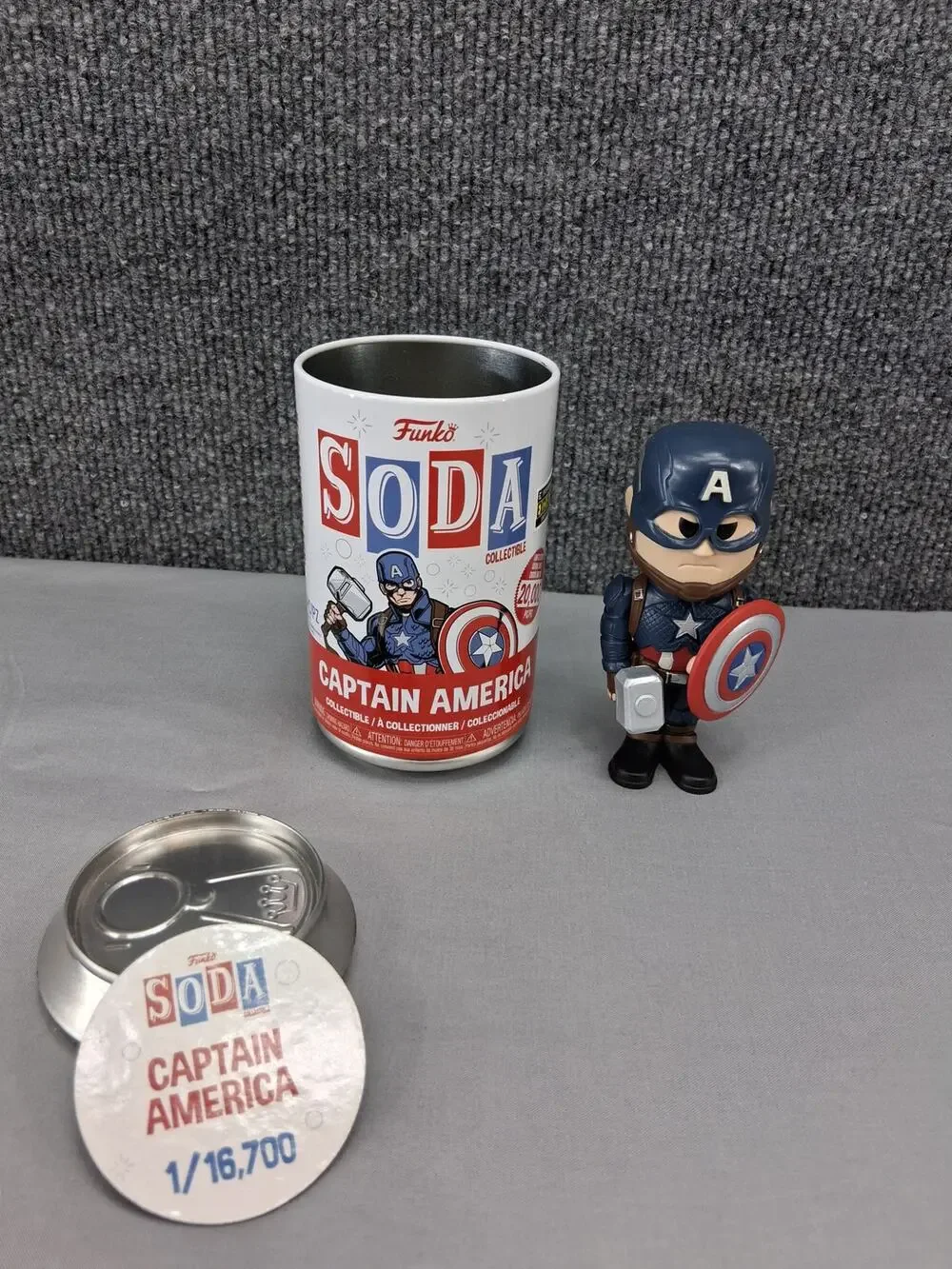 Funko Soda Captain America Entertainment Earth Exclusive Limited Edirion