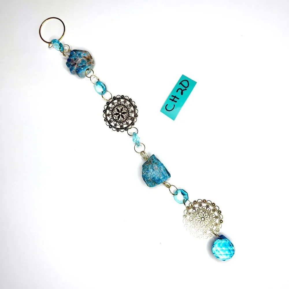 Handmade blue apatite