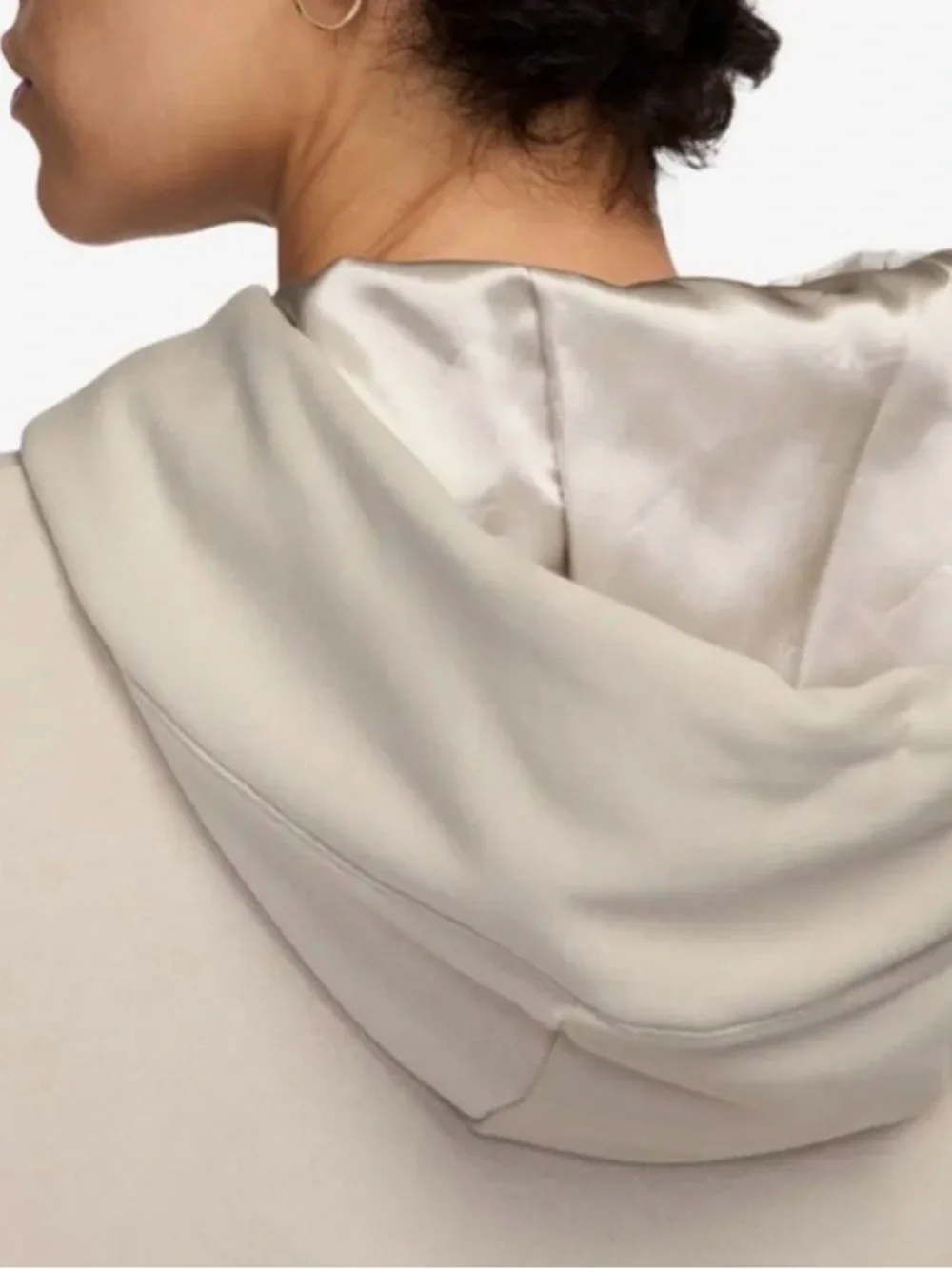 Nike drawstring oversized lined
