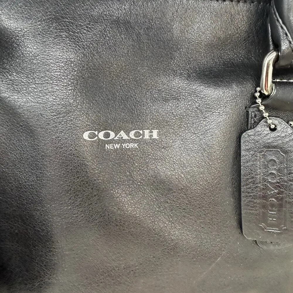Coach Legacy Rory 19892 Black Leather Satchel Purse Shoulder Bag