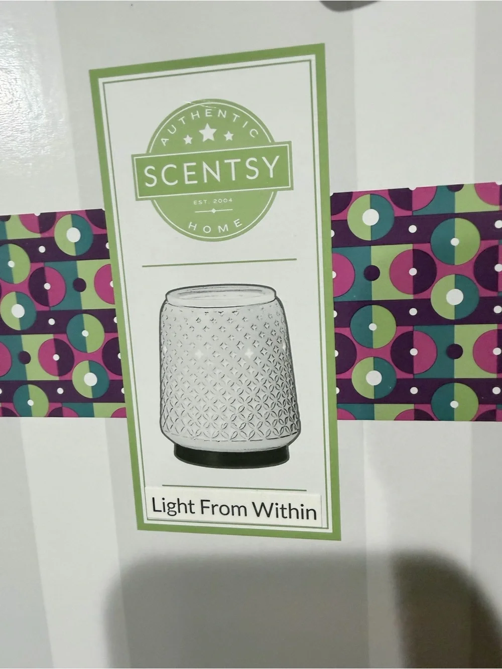 Scentsy glossy white