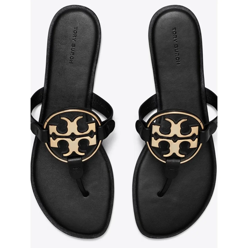 Tory Burch hardware signature leather