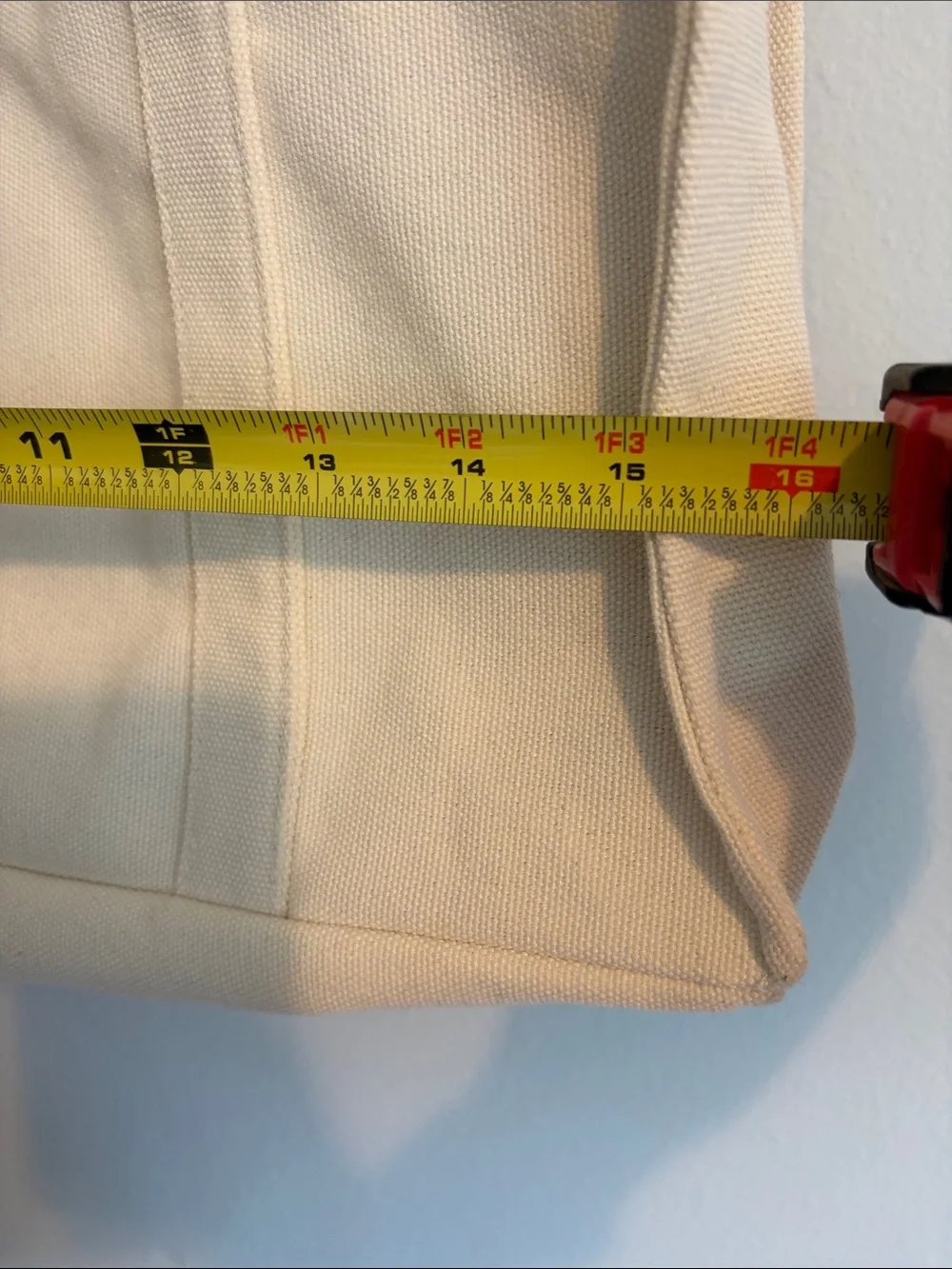 Cream Canvas Tote Bag