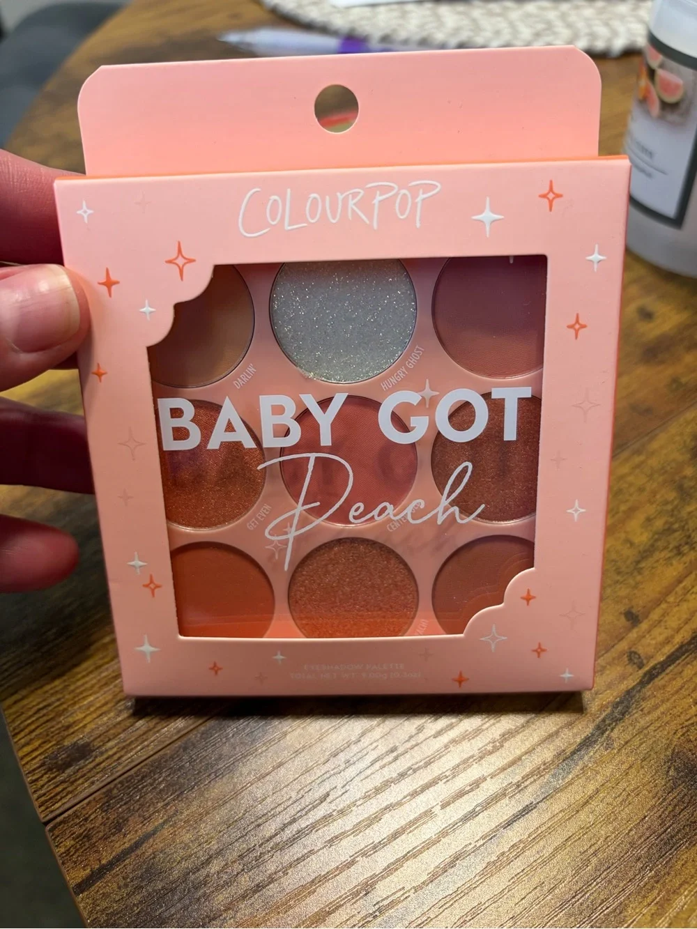 Colourpop peach toned