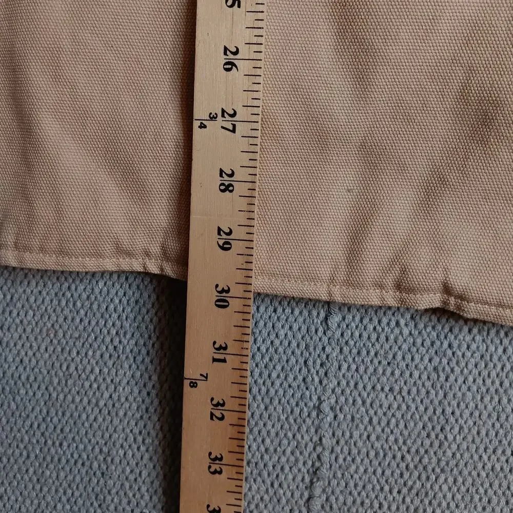 Tri-Mountain Canvas Vest Mens XL Tan Diamond‎ Quilt Lined Zip Outdoors Utility