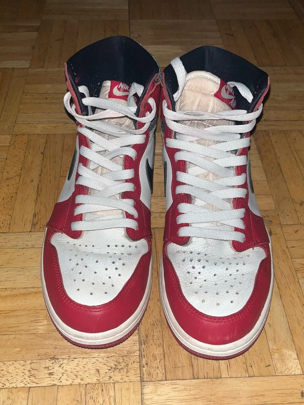 Nike bit creased
