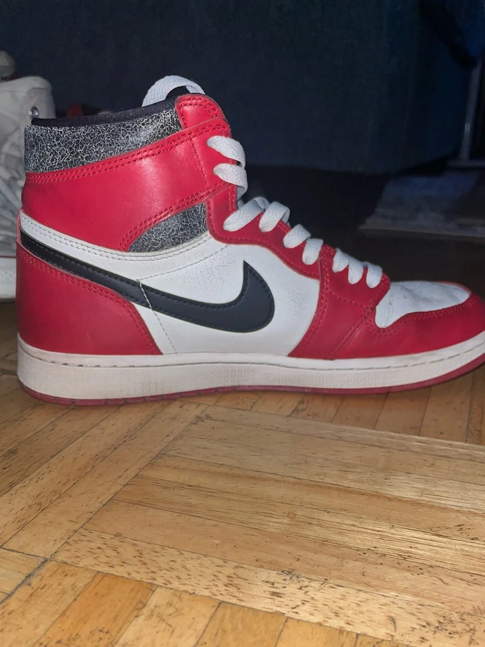 Nike bit creased