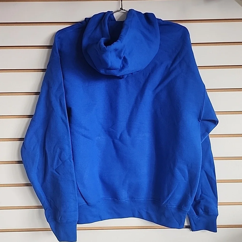 N/A blue hooded